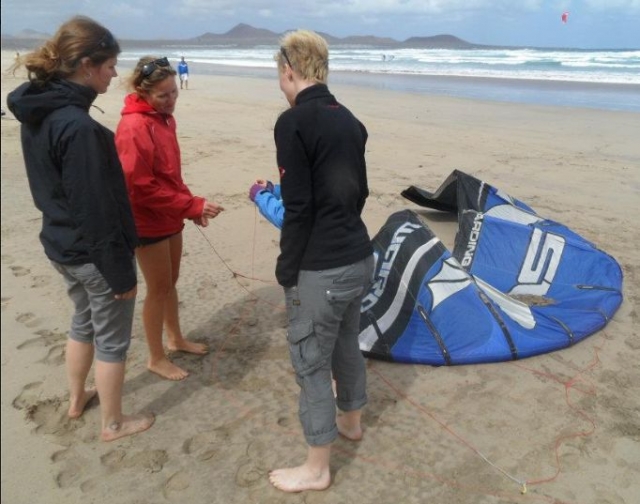 Una jornada de kitesurf